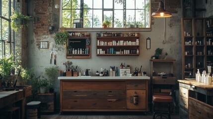 Rustic Apothecary Workshop