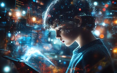 Modern online education platform showcasing a diverse range of multimedia resources, illustrating the evolution of learning in the digital age