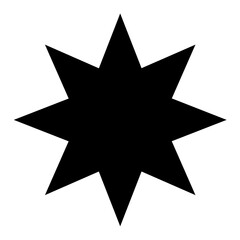 Compas icon silhouette. Vector image