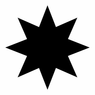 recommend clip art: Compas icon silhouette. Flat image