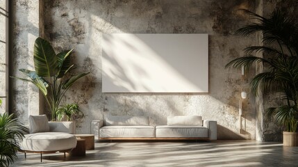Modern Urban Jungle Living Room