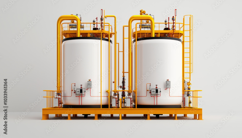 Leinwandbilder industrial storage tanks a comprehensive overview of design functionality and safety standards in mo