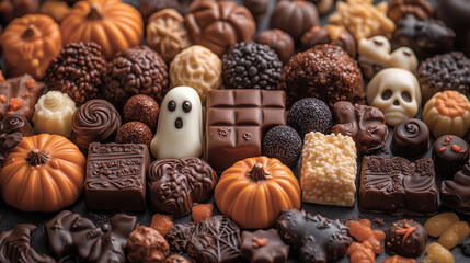 Large set of chocolates