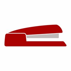  Stapler icon silhouette. Flat image