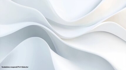 Obraz premium Abstract White Curves