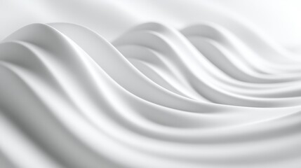 Obraz premium Abstract White Wavy Texture