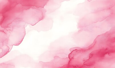 Obraz premium Pink watercolor abstract background. Watercolor pink background. Abstract pink texture. 