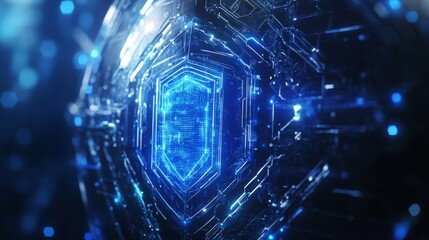 Futuristic Digital Data Core