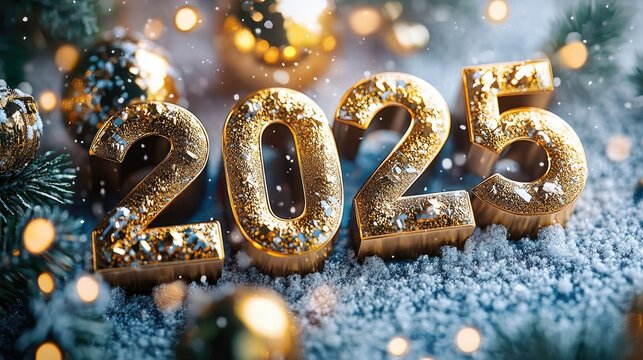 A close-up view of multiple gold numbers