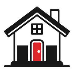 house icon on black