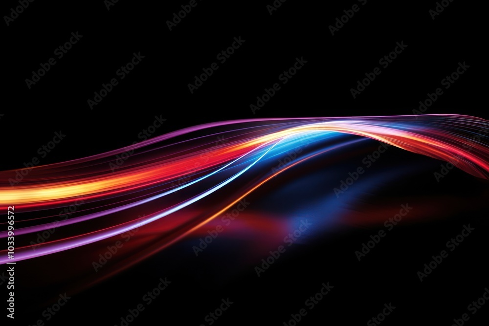 Wall mural curve light backgrounds pattern.