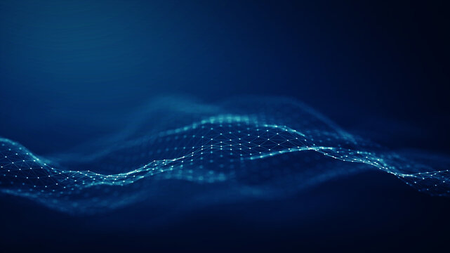 Technology network background concept.