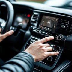 Vehicle audio usage by a person