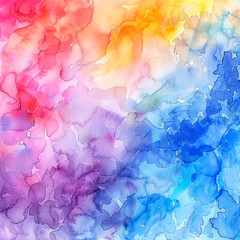 Hintergrund gemalt mit hellen weichen Wasserfarben, Generative AI