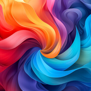 Textur Hintergrund gemalt mit hellen weichen Farben, Generative AI