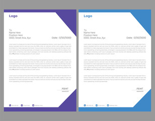  creative modern business letterhead template

