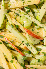 Homemade Healthy Fall Apple Slaw Salad