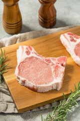 Organic Raw Bone in Pork Chops