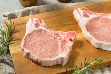 Organic Raw Bone in Pork Chops