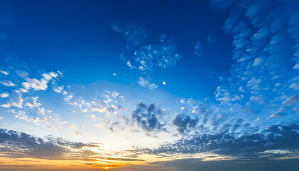 Fototapeta premium blue sky at dusk