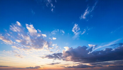 Fototapeta premium blue sky at dusk
