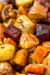 Homemade Healthy Autumn Roasted Root Vegetables