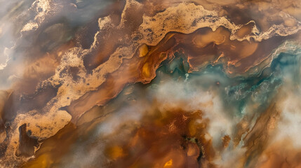 Abstract Earthy Tones Resin  Background. Background illustration.
