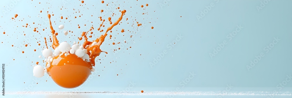 Aufkleber Mesmerizing Chocolate Syrup Swirl   Abstract Liquid Motion Artwork with Organic Flowing Patterns and Captivating Fluid Dynamics
