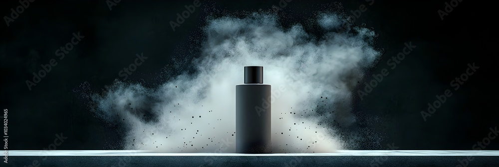 Fototapete Mesmerizing slow motion footage captures a luxurious perfume mist sparkling and cascading through the air creating a sensual and enchanting visual display