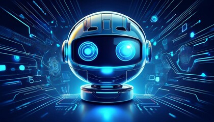 ai chat bot chatbot technology and business design global internet communication application concept