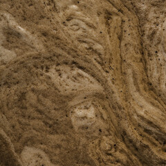 FOAM - The wrinkled surface of foaming sea water