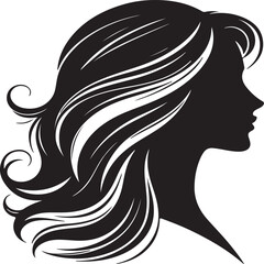 This elegant silhouette embodies feminine beauty.