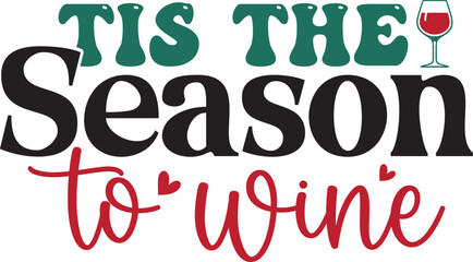 Christmas Design, Wine Christmas Design Template