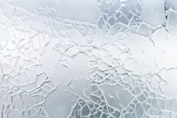Frosted patterned glass white backgrounds destruction.
