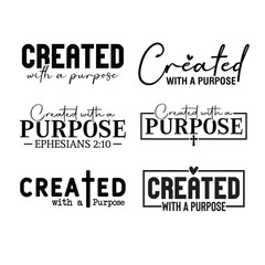 created with a purpose design bundle