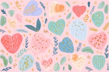 Heart abstract pattern backgrounds.