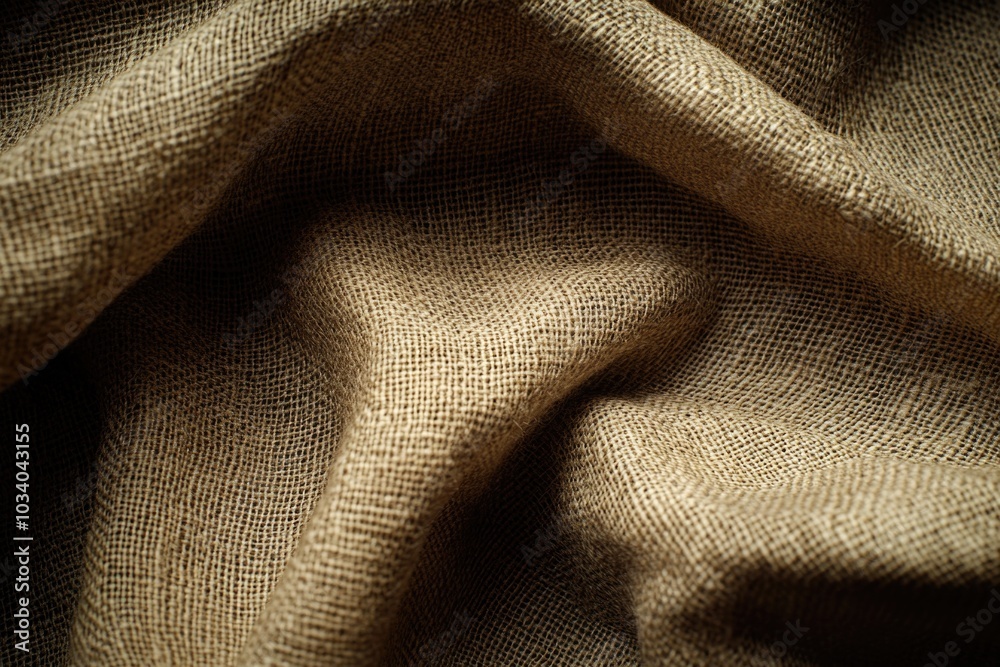 Poster A detailed shot of a piece of cloth with intricate patterns and textures
