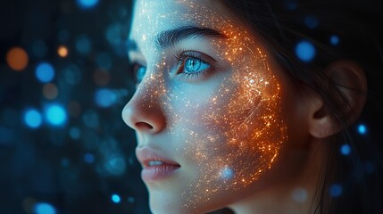 Person Using Brain Computer Interface Device - Exploring The Future Of Human Interaction