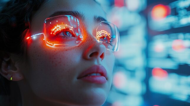 A Person Using a Brain-Computer Interface Device: Exploring the Future of Human-Machine Interaction