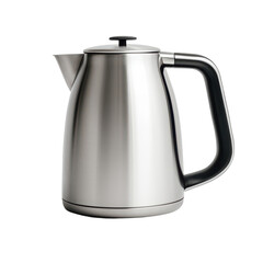 Fototapeta premium Sleek stainless steel kettle with modern design