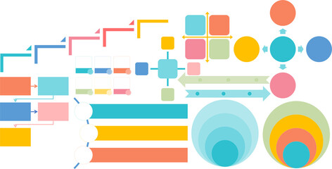 ビジネス用フレームのグラフィック素材イラスト