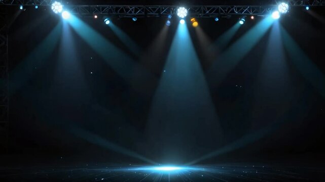 spotlight on stage
