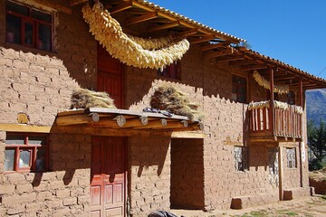 アンデス山脈の村 © syo