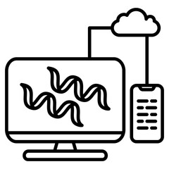 Protein structure prediction icon