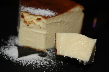 pieces of cheese cake
korea