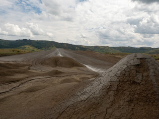 Berca Mud Volcanoes landscape, Romania