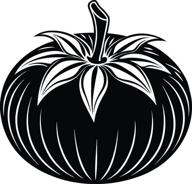 recommend clip art: Tomato silhouette vector design illustration