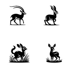 Dikdik icon isolted on white background