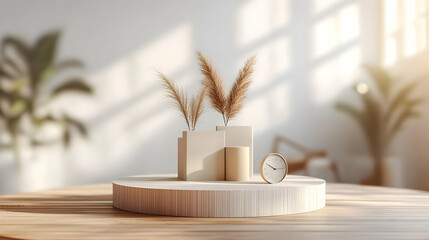 3D Podium with Live Policy Impact Feed: Scrolling Real-Time Statistics and Citizen Testimonials for Evidence-Based Governance - Isolated Icon on White Background