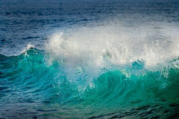 Green and Blue Ocean Waves